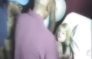 porn video In the kitchen, the horny blonde babe fucks with a cucumber