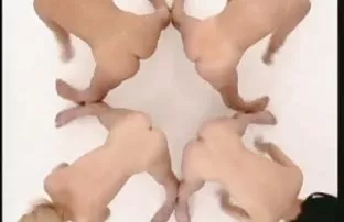 porn video Sweet blonde strips