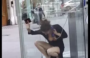 porn video If the boss in the office is horny then she fucks herself