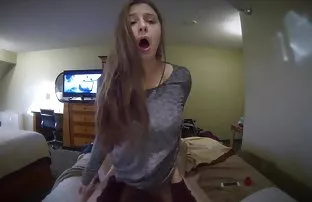 porn video Horny granny fondles her hanging tits and pussy